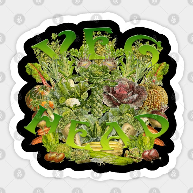 Veg Head Sticker by MichaelaGrove